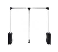rockible Closet Hanging Organizer Damped Return Pull-Down Wardrobe Hanging Rack-Saving Smooth Lowering Wardrobe Lift for Dressing Area, Style B