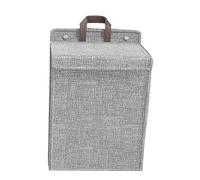 rockible Collapsible Hanging Laundry Basket Laundry Hamper Wall Mounted Laundry Storage Basket, Gray Large