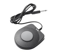 rockible Compact Sustain Pedal Universal Synthesizer Extension Pedal Tone Modules Piano Keyboard Pedal for Electric Pianos Keyboards, 6.5 Interface Single