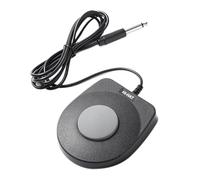 rockible Compact Sustain Pedal Universal Synthesizer Extension Pedal Tone Modules Piano Keyboard Pedal for Electric Pianos Keyboards, 3.5 Interface Single