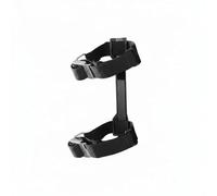 rockible Diving Back Support Single Tank Adapter Backplate Mount Cylinder Bracket Strap Set Aluminum and Open Water Diving Suitable for Instruction Days, Black