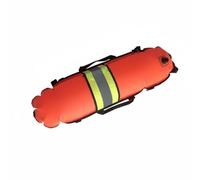 rockible Diving Buoy Freediving Buoy Surface Marker Float Tow Float Inflation Buoyancy Aid TPU Construction Reflective Strip Suitable for night practice, Orange Red, 80x22cm