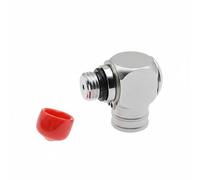 rockible Diving Regulator Swivel Adapter Hose Connector First Stage Fitting Scuba Accessory chrome brass swivel with smooth rotation and sealed O protection