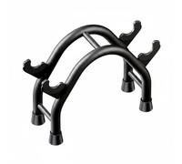 rockible Dumbbell Storage Rack Weight Rack Dumbbell Stand Barbell Organizer With Stable Arched Frame Carbon Steel And Rubber Feet for Home Workout Storage Areas Small Apartments Home Gyms, Black