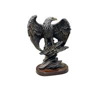 Rockible Eagle Statue & Sculpture - Falcon Ornament Resin Artwork for Home Decor, Bookshelf, Bedside Tables, Party, Desk & Gift
