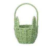 rockible Easter Bunny Basket for Flower Girls, Wedding Use, And Picnic Storage, Green