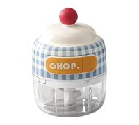 rockible Electric Garlic Chopper Vegetable Chopper Rechargeable Onion Spices Beans Mincer, Blue