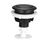 rockible Flushing Toilet Button Water Tank Button Multipurpose Easy Installation Toilet Tank Supplies for Bathroom University Dorm, Black