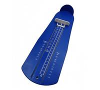 rockible Foot Measuring Device Family Shoe Measurement Ruler Easy-to-Use Sliding Barrier Curved Heel Stop Clear Markings Suitable for Gift Giving Home, Blue