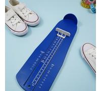 rockible Foot Measuring Device Family Shoe Measurement Ruler Easy-to-Use Sliding Barrier Curved Heel Stop Clear Markings Suitable for Gift Giving Home, Black