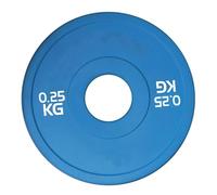 rockible Fractional Training Weights, Portable, Easy to Store, with Small Change Plates, Blue 0.25kg