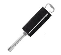 rockible Golf Ball Retriever Tube Golf Ball Pick up Shag Bag Nylon Pocket Storage Balls Grabber Practice Device Golf Ball Collector, Black