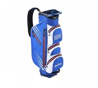 rockible Golf Equipment Case Bag Carrier Organizer With Waterproof Nylon Shell And Anti Collision Top Frame Suitable for cart use giving home storage, Blue White