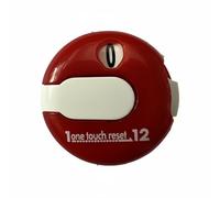 rockible Golf Score Counter Stroke Counter Tally With Quick Reset Feature And Secure Made Of Polypropylene Suitable for golfers in weekend games, Dark Red