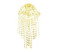 rockible Head Chain Cap for Women Hair Chains Unique Cosplay Festival Costume Headwear