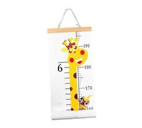 rockible Height Chart for Children, Wooden Frame, Growth Chart for Interior Design, Giraffe