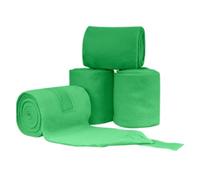 rockible Horse Leg Protectors Wraps Bandages Boots Fleece With Hook and Loop Strap Extended 2.75m Length for Gentle Cushion and Reliable Set suitable for arena practice leisure riding , Green