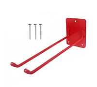 rockible Industrial Rack Wall Mount Tool Organizer Hook Hanger Storage Holder with Heavy Duty Load Bearing Up to 15kg Suitable for Garage Workshop Basement shed, Red Po Bag No Label