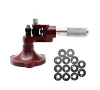 rockible Jewelry Resizing Device Stretcher Expander Tool Bench Base Fixed to Workbench Knurled Anti Slip Handle High Carbon Steel Suitable for Jewelry Repair, Red