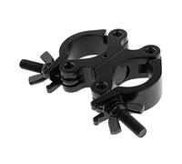 rockible Lighting Truss Swivel Coupler Double Heads for Od 32-35mm Tube Heavy Duty 50kg Fittings 360 Rotation, Black