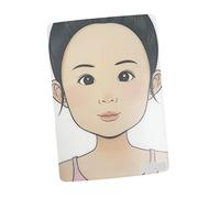 rockible Makeup Painting Practice Stencil, Colored Makeup Display Tools, Lightweight 8.27" X 11.81", Girl Face