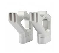 rockible Motorcycle Handle Riser Handlebar Riser Mount Clamp Kit Pullback Riser Upgrade Aluminum Alloy Build Improves Comfort Raises And Pulls Back for Better