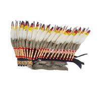 rockible Native American Fake Feather Headband Headwear for Adults and Kids Versatile, Style A