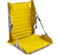 rockible Outdoor Inflatable Seat Inflatable Chair Cushion Seat Pad With Adjustable Backrest Nylon TPU Inner Layer Portable Folding Design Suitable for beach picnic campsite travel, Bright Yellow