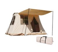 rockible Outdoor Shelter Canopy Cabin Tent Awning Skylight Mesh Ventilation Oxford Aluminum Poles spacious headroom with shaded front entry and clear roof for, 320x230x190cm