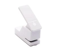 rockible Paper Hole Puncher Single Hole Punch Paper Punching Home Supplies for Art Project Binders, White Round Hole