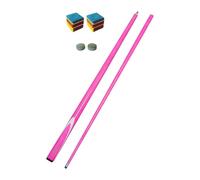 rockible Pool Cue Stick Billiard Pool Stick Carbon Fiber Billiard Cue Stick for Beginners, Pink