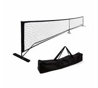 rockible Portable Pickleball Net Practice Net Frame With Metal Tubes Firm Mesh Support Legs Storage Case For consistent play outdoor practice backyard courts community events, Black