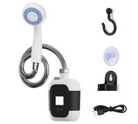 rockible Portable Shower Emergency Supplies Electric Shower Pump for Travel Beach RV