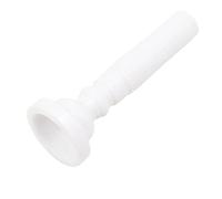rockible Premium 7C Trumpet Mouthpiece - Sl lack and White Design