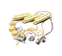 rockible Premium Electric Guitar Pickup Kit for ST Guitars, Yellow