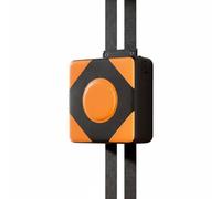 rockible Punching Target Boxing Pad Strike Punching Pad With Pu Finish And Thickened Silent Wall Mount And Tool Hook And Loop Fixing suitable for home beginner to advanced, Black Orange
