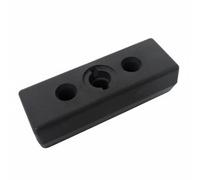 rockible Rubber Coated Cement Load Disc Replacement Plate Resistance Block Balanced Design Controlled Motion Suitable for Home Gym Cable System Exercises, 15LB Top Weight Plate 1 Piece