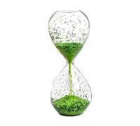 rockible Sand Timer Sandglass Novelty Sand Timer Glitter Glass Sand Clock, Green