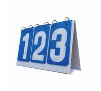 rockible Score Keeper Scoreboard Flipper Flip Score Board Score Flipper for Badminton Tennis Ball, blue