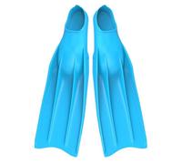 rockible Silicone Diving Fins Long Blade Flippers Swim Fins With Secure Enclosed Pocket Hold In Water Suitable for freediving , Sky Blue , M US Men S 7-8 / US Women S 8-9