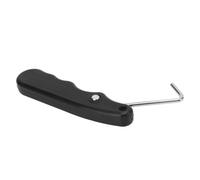rockible Skating Lace Tightener Handheld Lace Tool Folding Tightener Stainless Steel Hook Portable Hanging Hole Lightweight Carry Design suitable for ice, Array, Black