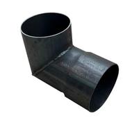 rockible Smoke Duct Elbow 90 Degree Chimney Elbow Steel Pipe Elbow Welded Joint Fitting Manganese Steel Clean Corner Routing Suitable for garages Sheds Outdoor Vents