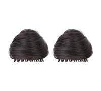 rockible Space Bun Hair Clip Accessory Lightweight Thick Hair Styling Accessories Lazy Hairpiece for Weddings Proms Girls, Brown Black