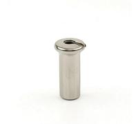 rockible Spoke Brass Wheel Fasteners Rim Connectors Spoke Nuts With Electroplated Finish for Smooth Threading and Stable Wheel Building Suitable for Road and, Silver, 13G 13MM 1 PC