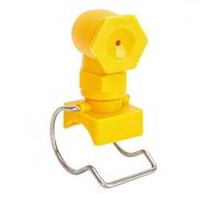 rockible Spraying Nozzle Hollow Cone Spray Tip Fitting Adjustable Angle Uniform Coverage Body Suitable for Industrial misting Lines Workshop humidification, 32MM, 3MM Hole