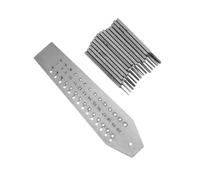 rockible Tap and Die Kit Jewelry Making Watch Repair Tool Multipurpose Manual Tool Watch Tapping Plate Set for Home Craft Beginners