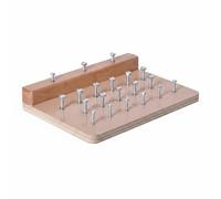 rockible Training Board Pegboard Therapy Board Exercise Board Recovery Board Featuring Curved And Adjustable Board Settings For, Red And Green, Finger Ladder Pegboard