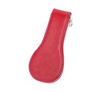 rockible Travel Watch Case Single Slot Watch Case Accessories Suede Velvet Watch Organizer Dustproof Single Watch Box Pouch Holder, red
