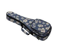 rockible Ukulele Carrying Bag for Storing Waterproof Protection, Thickly Padded for Soprano Concert Tenor, 26inch Blue