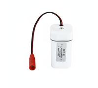 rockible Urinal Enclosure Power Pack Box Case 6v Dc Power Supply Housing Universal Compatibility consistent power for automatic flushers with 4 aa design, White, Dc Female Plug V2